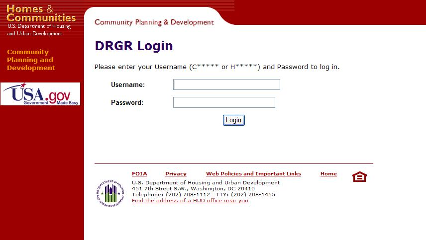 How do I log into DRGR? - HUD Exchange