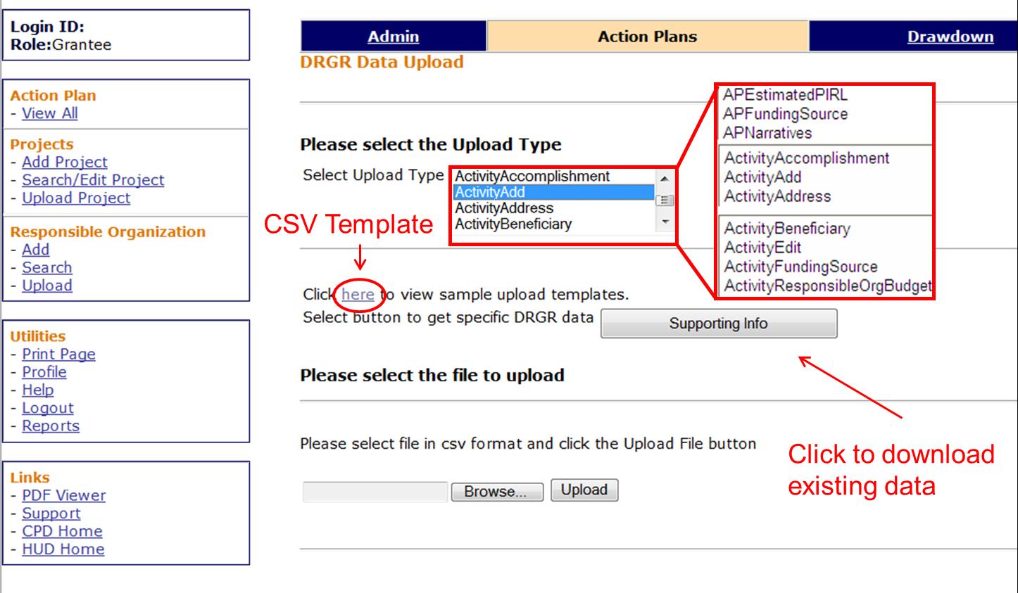 How Do I Upload Information In The Action Plan? - HUD Exchange